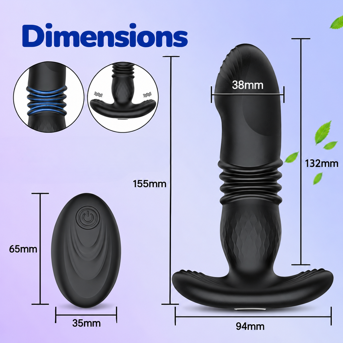 Vibrateur anal prostatique - Smart