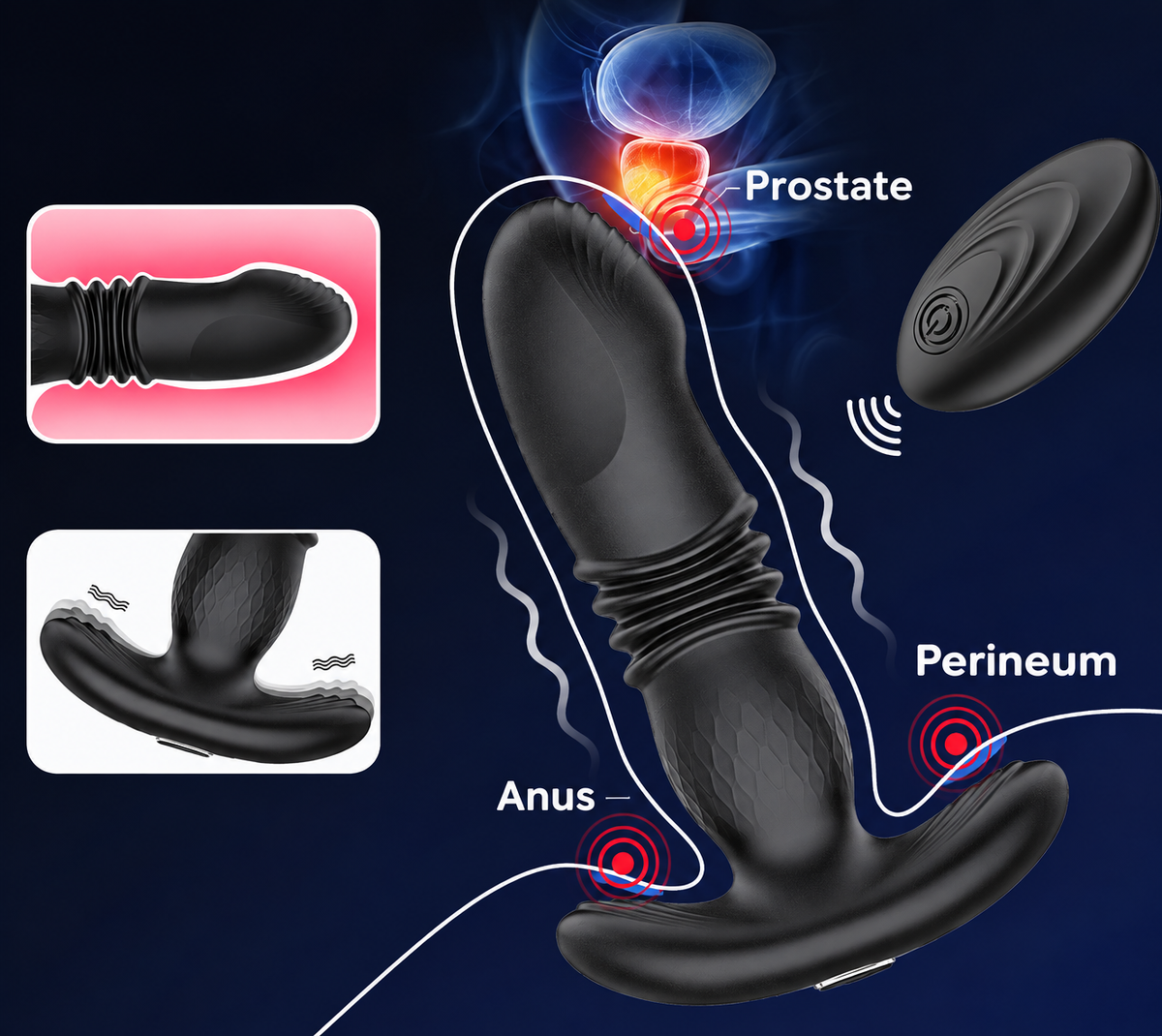 Vibrateur anal prostatique - Smart