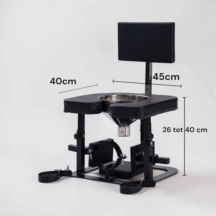 Contrôle et confort maximum – chaise d'empalement premium réglable (livrée discrètement)