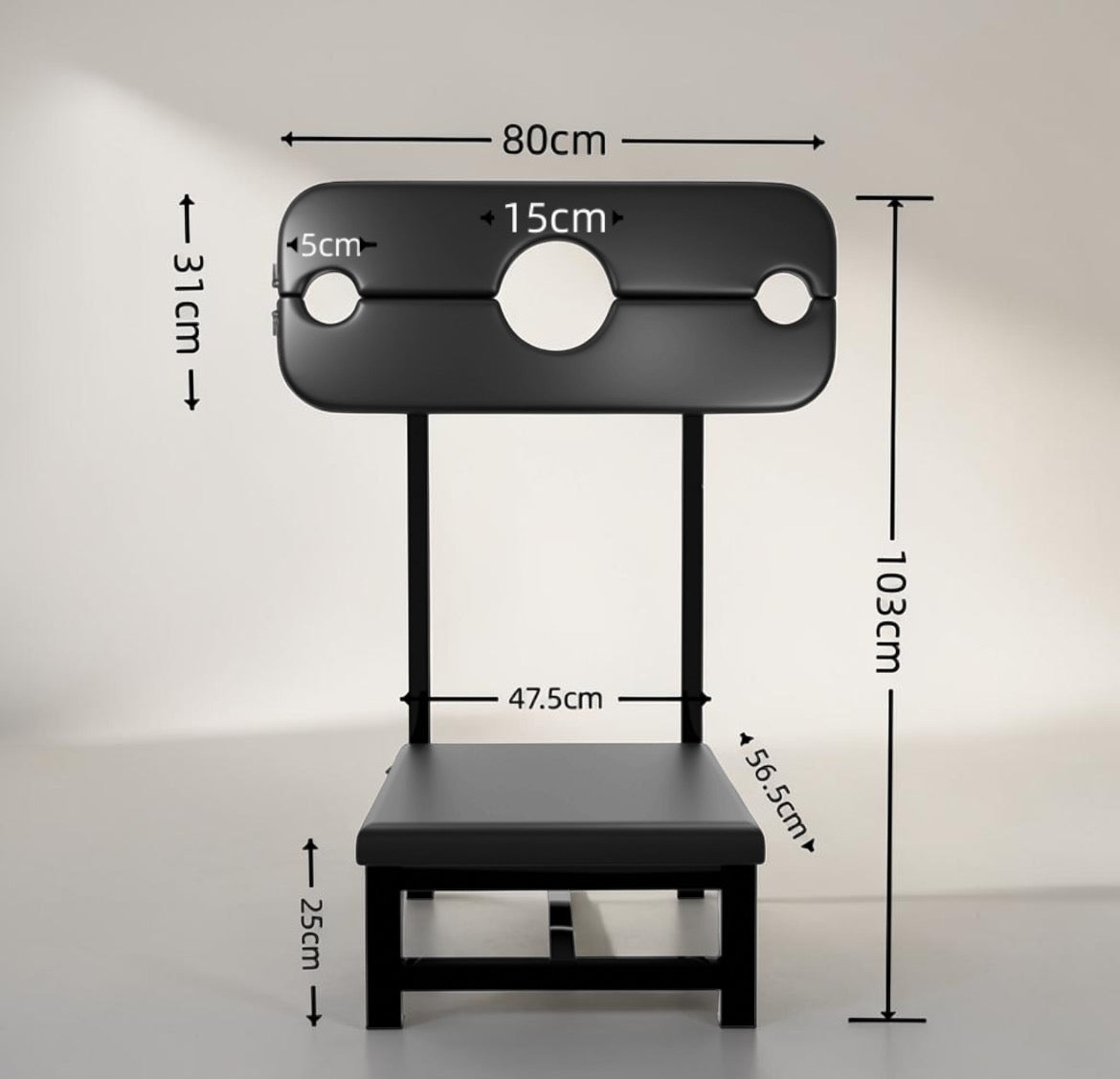 Chaise de punition BDSM premium – Chaise de bondage en acier avec fixation du cou et des poignets